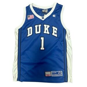 Vintage Colosseum NCAA Duke Blue Devils Basketball Jersey #1 Men's Size L